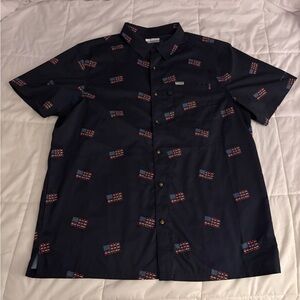 NWOT Men’s Columbia Navy Blue PFG SIZE Large